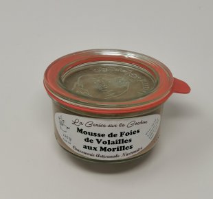 Mousse de foie de volailles aux Morilles 120 gr