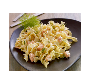 Salade de pâtes au saumon